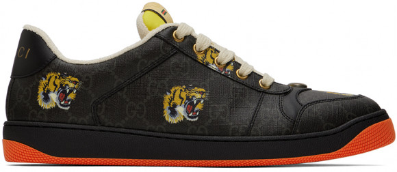 Gucci Black Screener Sneakers - 703151-UXV40