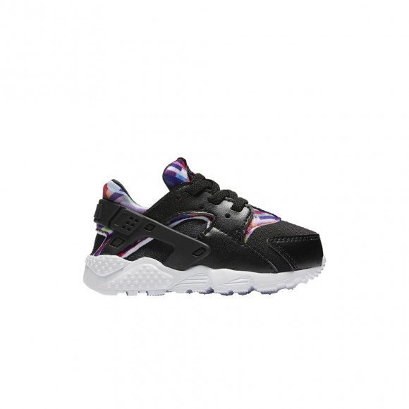 Nike Huarache Run Print TD 'Black Hyper Violet' | Infant Size 9 - 704948-003