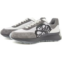 Alexander McQueen Men's Sprint Runner Sneakers in Grey - 705071W4W11-8395