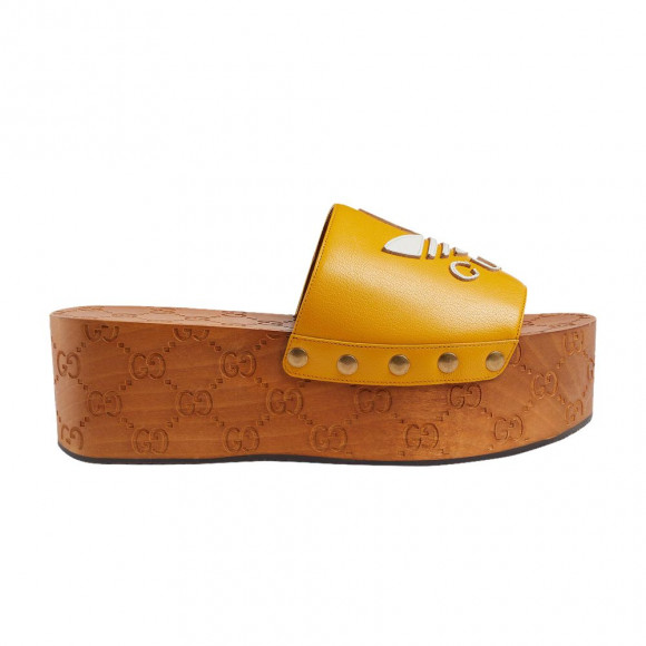 Adidas x Gucci Wmns GG Clog 'Yellow' | Women's Size 5.5 - 707286-D3VF0-7660
