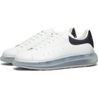 Alexander McQueen Men's Airsole Wedge Sole Sneakers in White/Navy - 709817WICY1-9095