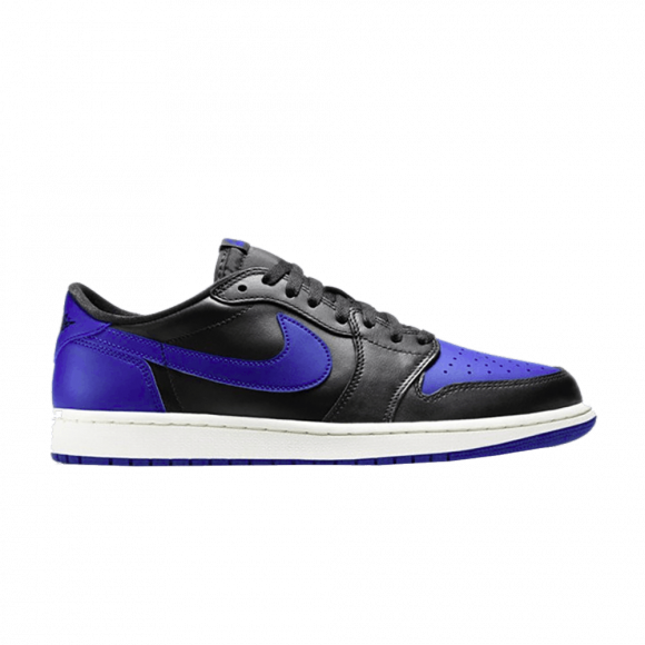 Air Jordan 1 Retro Low OG BG 'Black Varsity Rotyal' - 709999-004