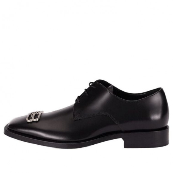 靴 balenciaga rim Derby Balenciaga Rim Derby Leather Shoes 'Black'