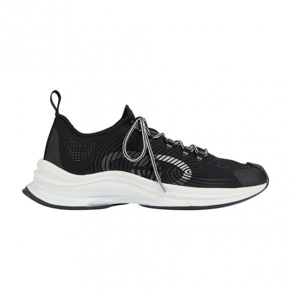 Gucci Run Sneaker 'Black White' | Men's Size 12.5 - 714657-USM10-8442