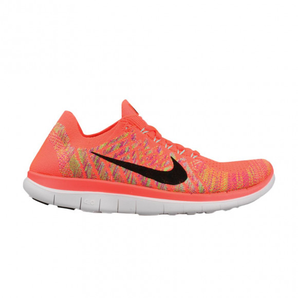 Nike Wmns Free 4.0 Flyknit | Orange | Women's Size 8 - 717076-800