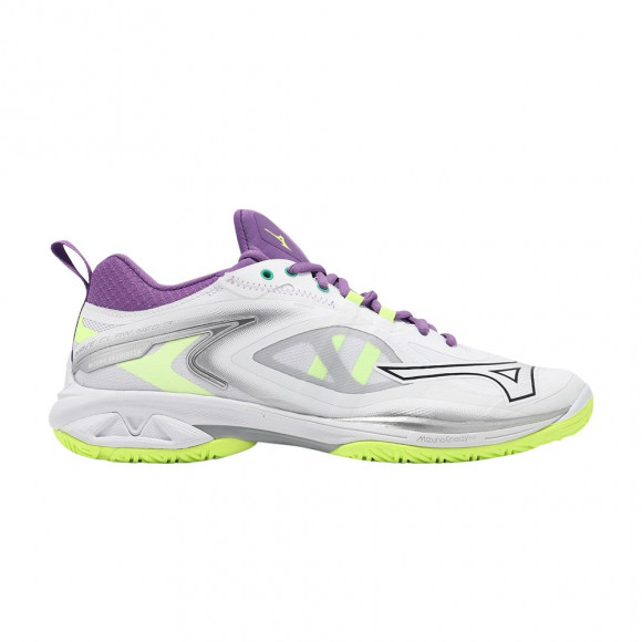 Mizuno Wave Claw Neo 3 Wide 'White Neo Lime Lavender' | Men's Size 5.5 - 71GA247312
