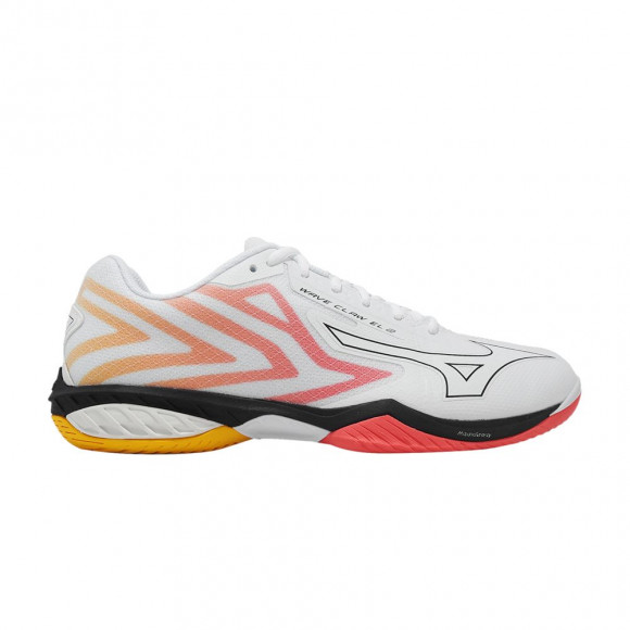 Mizuno Wave Claw EL 2 Wide 'White Orange Black' | Men's Size 7 - 71GA258375