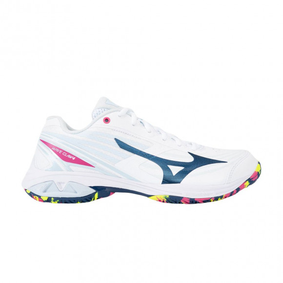 Mizuno Wave Claw 4 Wide 'White Blue Multi' | Men's Size 7.5 - 71GA264302