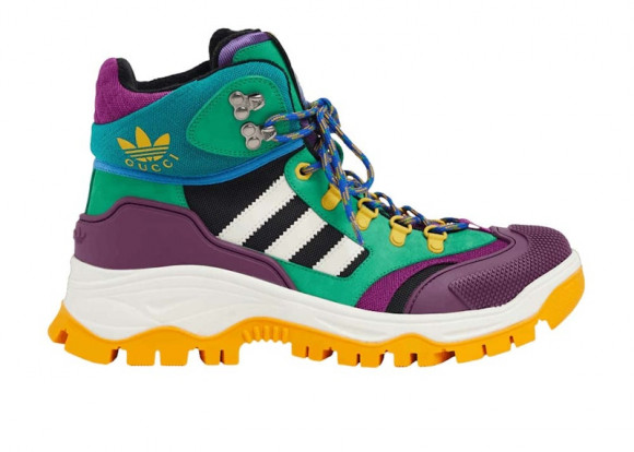 Adidas x Gucci Lace Up Boot 'Purple Green' - 721392-FAAW9-1089