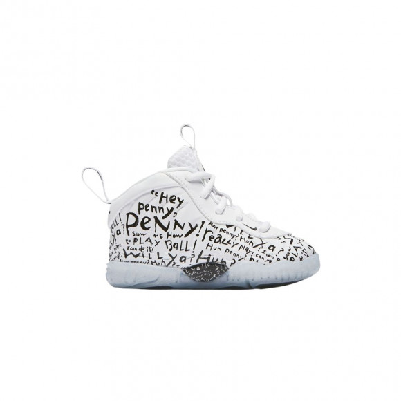 Nike Little Posite One TD 'Lil Penny' | White | Infant Size 6 - 723947-101