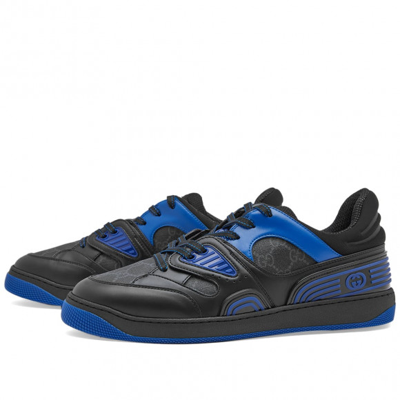 Gucci Basket Low Sneaker Black/Blue - 724004-FAA1U-1160