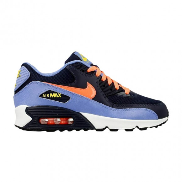 Nike Air Max 90 Mesh GS 'Obsidian Bright Mango' | Blue | Kid's Size 5 - 724855-408
