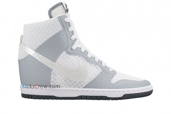 Nike Womens WMNS Dunk Sky Hi 2.0 BR White Wolf Grey Sneakers/Shoes 725069-103 - 725069-103