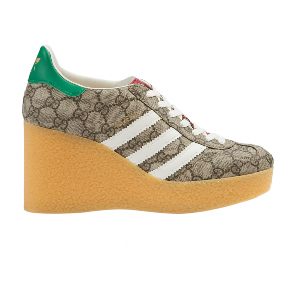 Adidas x Gucci Wmns Wedge Gazelle 'Beige GG Monogram' - 725655-FAAR3-9751