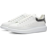 Alexander McQueen Men's Court Sneakers in White/Black - 735771WICYQ-9061