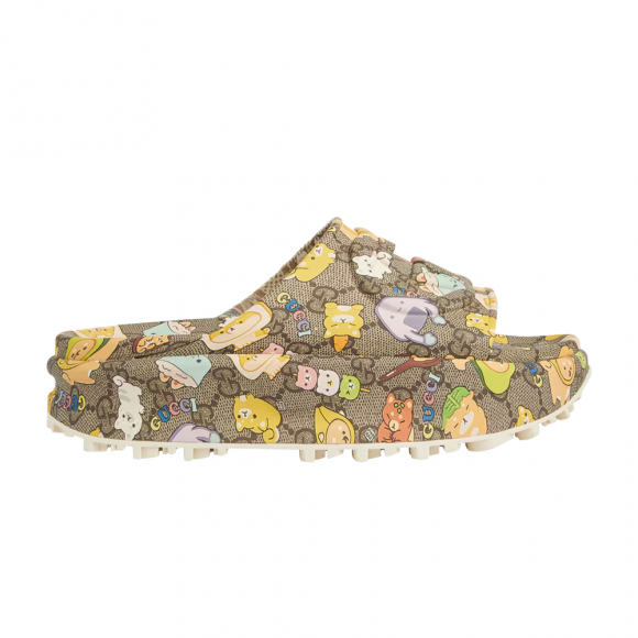 Pikarar x Gucci Wmns Slide Sandal 'GG Animal Print' - 737926-JAAC6-8528
