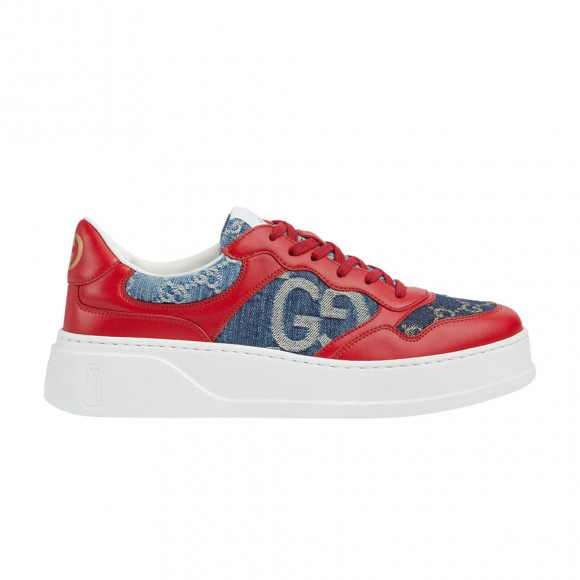 Gucci GG Sneaker 'Red Blue Denim' | Men's Size 14 - 739285-AABYX-6441