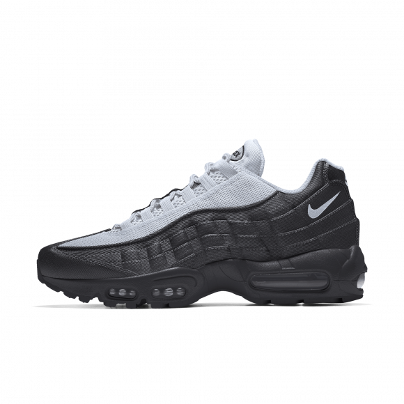 Chaussure personnalisable Nike Air Max 95 By You pour Homme - Blanc - 7415239017