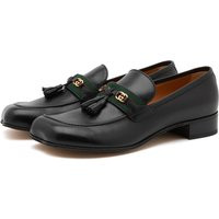 Gucci Men's Twingberg Runway Paride Loafer in Black - 744406-1W610-1066