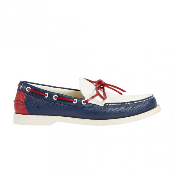 Gucci Loafer 'White Blue Red' | Men's Size 9 - 745968-AAB6P-4141