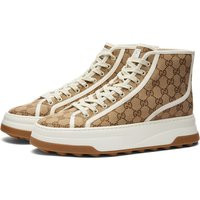 Gucci Men's Tennis Treck High GG Jacquard Sneakers in Beige - 745999-20Q20-9745
