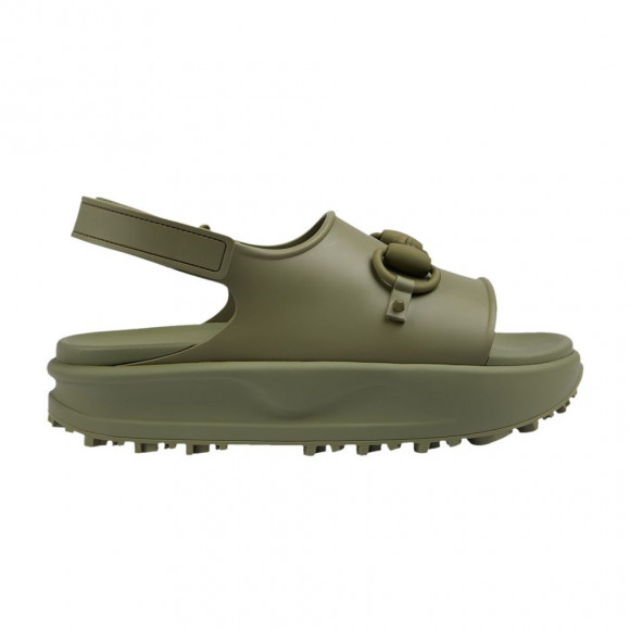 Gucci Horsebit Flatform Sandal 'Green' | Men's Size 9 - 747752-JAAC9-3300
