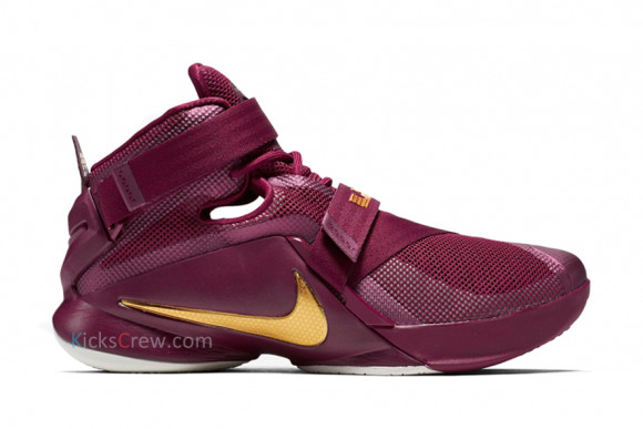 garnet and gold nike shoes