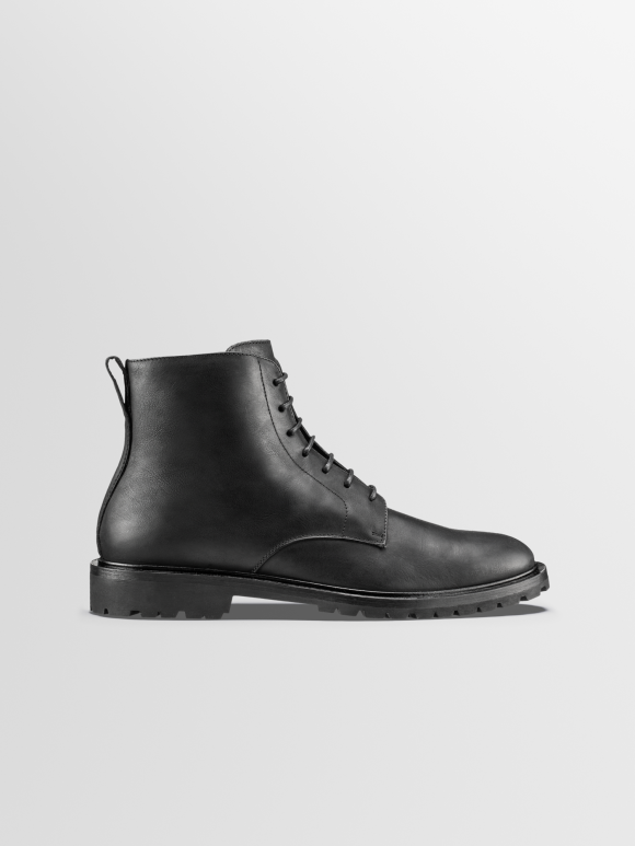 Koio | Bergamo In Nero Men's Lace-Up Leather Boots - 7531904172201