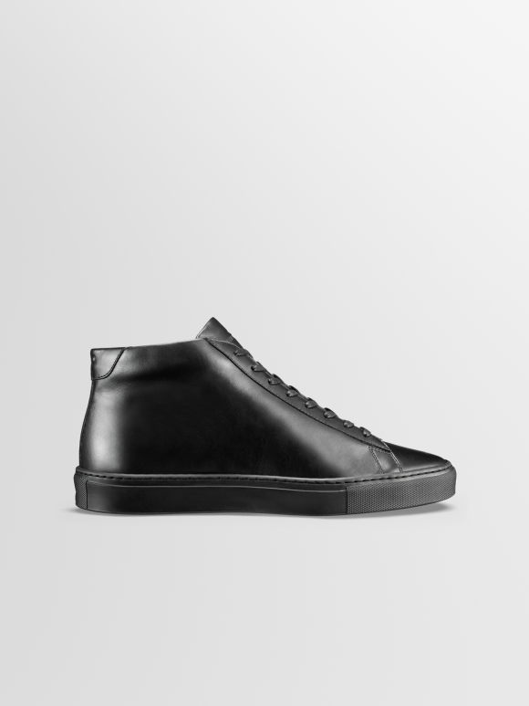 Koio | Capri Mid In Nero Men's Sneaker - 7531975180457