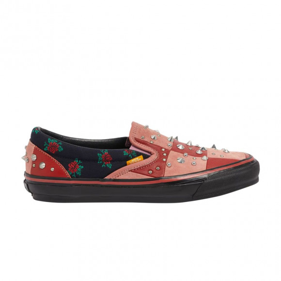 Vans x Gucci OG Classic Slip-On LX 'Red Pink Patchwork' | Men's Size 10 - 753470-ISCAA-0605