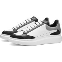 Alexander McQueen Men's Two Tone Oversized Sneakers in White/Black - 757710WIA5V-1142