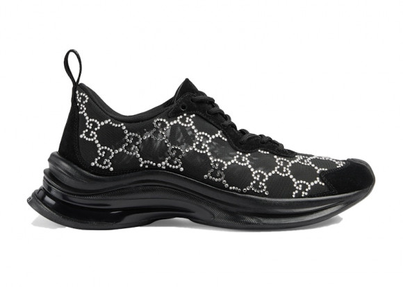 Gucci Wmns Run Sneaker 'GG Crystal - Black' - 758088-FACG4-1099