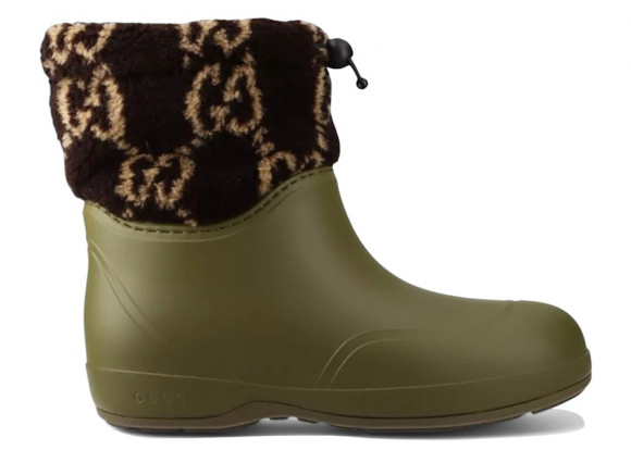 Gucci Ankle Boot 'Two-Toned Teddy - Green Brown' | Men's Size 6 - 758813-9AAD4-3541