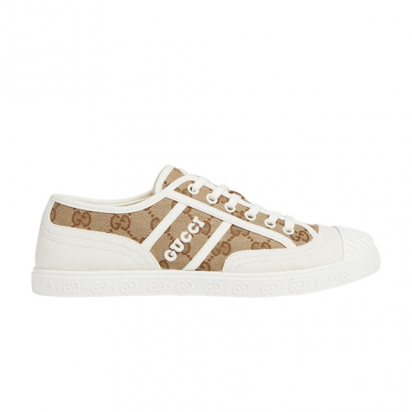 Gucci Wmns GG Canvas Trainer 'White Beige Monogram' - 759071-FAC19-9756