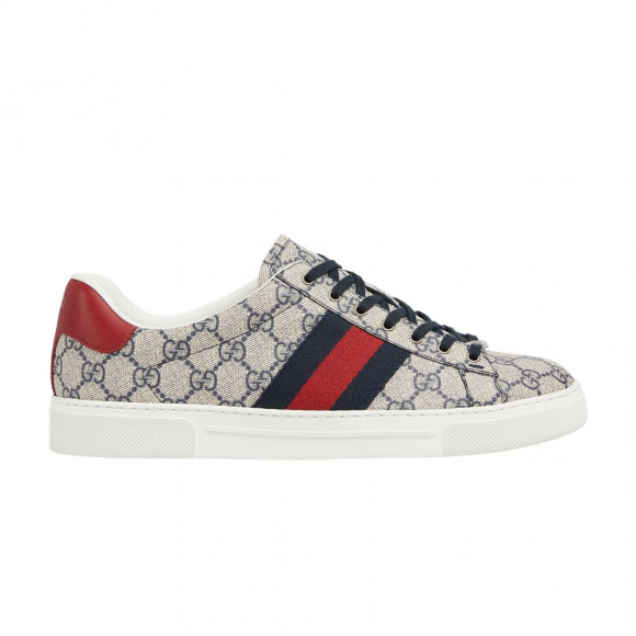 Gucci Ace 'GG Supreme Canvas - Beige Blue' | Grey | Men's Size 8 - 760775-FACMZ-4049