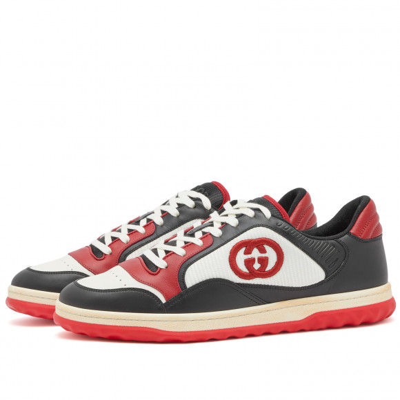 Gucci Men's Mac Sneaker Black/Off White - 762611-AACNW-1051