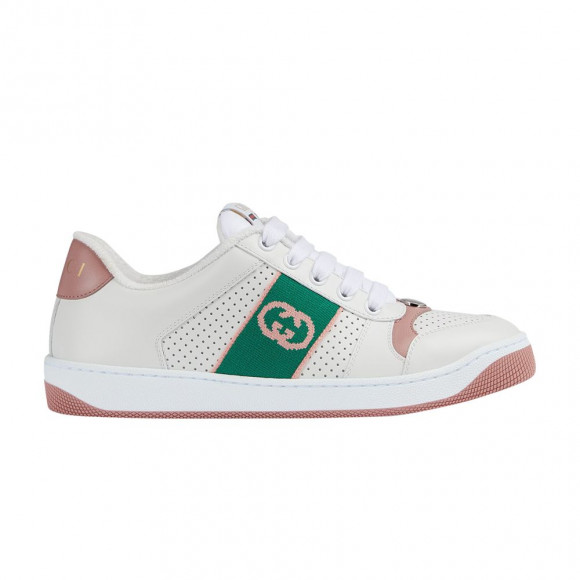 Gucci Wmns Screener 'White Light Pink Green' - 765128-AACV8-9062