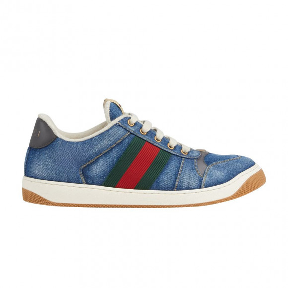 Gucci Screener Sneaker 'Blue Denim' - 771097-FAC1U-4145