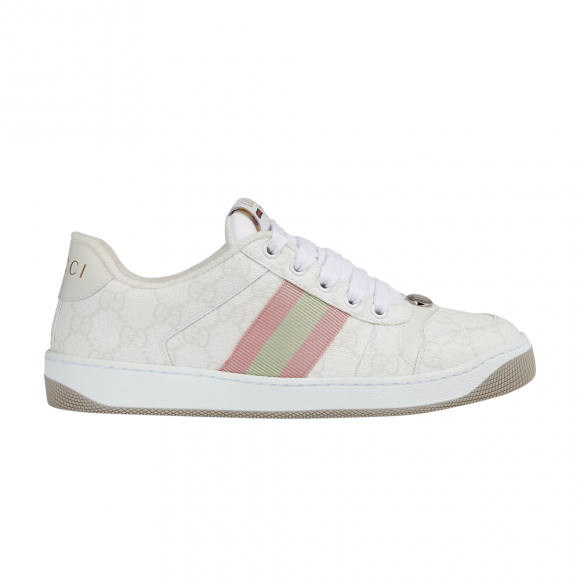Gucci Wmns Screener Sneaker 'GG Monogram - White Pink' - 771134-96GE0-9058