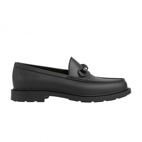 Gucci Loafer 'Lacquered Horsebit - Black' | Men's Size 7 - 771340-J8700-1000