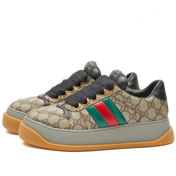 Gucci Men's Double Screener Sneaker Beige - 771460-FACTH-9749