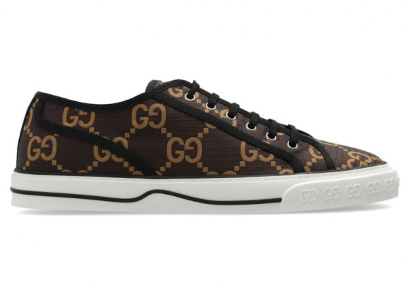 Gucci Men's Ripstop Tennis Sneaker Black/Beige - 771461-FACTD-8644