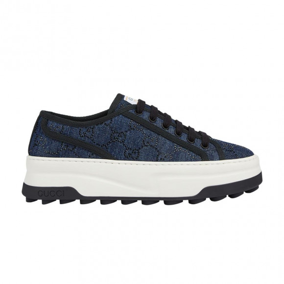 Gucci Wmns Tennis 1977 Low 'Denim Crystals' | Blue | Women's Size 3 - 772879-FACUZ-4051