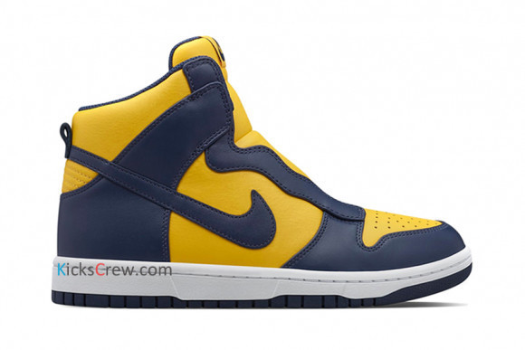 Nike Womens WMNS Dunk Lux lab x Sacai - Obsidian Maize Sneakers/Shoes 776446-447 - 776446-447