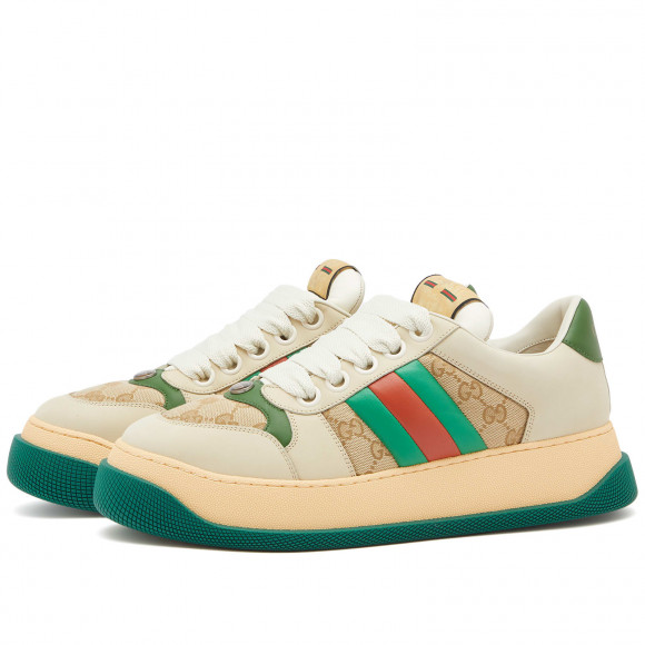 Gucci Men's Double Screener Sneaker Sand - 777106-AAC72-9554
