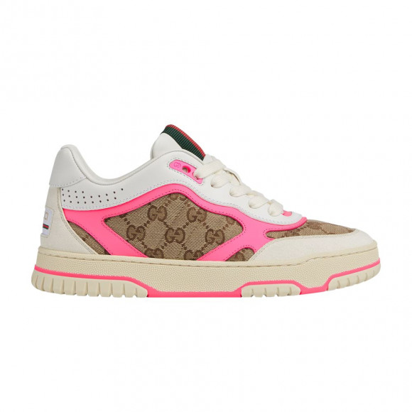Gucci Wmns Re-Web Sneaker 'GG Canvas - Beige Fuchsia' - 785452-AADHW-9563