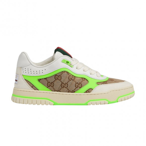 Gucci Wmns Re-Web Sneaker 'GG Canvas - Beige Ebony Green' | Brown | Women's Size 3 - 785452-AADHW-9571