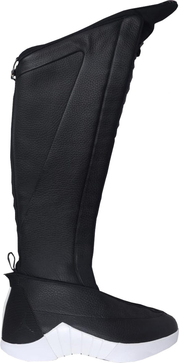 Jordan 15 Retro Boot PSNY Black Leather (W) - 785563-154