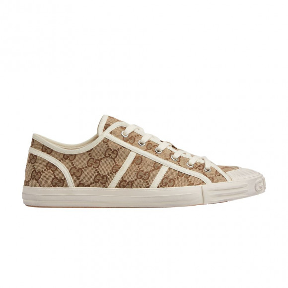 Gucci GG Sneaker 'Beige Ebony Monogram' | Tan | Men's Size 10 - 786382-FADFR-9746