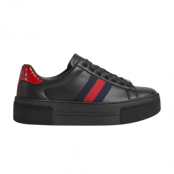 Gucci Wmns Ace Platform 'Black Blue Red' | Women's Size 3.5 - 791399-AACAG-1096